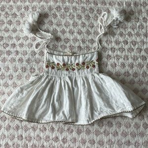 Liilu cropped embroidery top 2 years